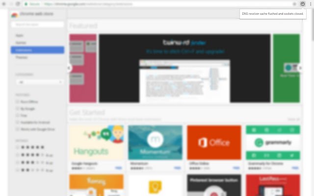 Flush DNS  close sockets  from Chrome web store to be run with OffiDocs Chromium online