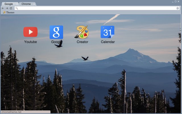 OffiDocs Chromium オンラインで実行されるように、Chrome Web ストアから Wintery Mountains 上空を飛行