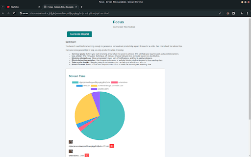Focus  from Chrome web store to be run with OffiDocs Chromium online