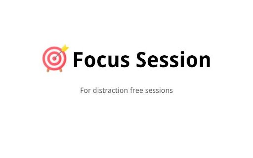 Focus Session  from Chrome web store to be run with OffiDocs Chromium online