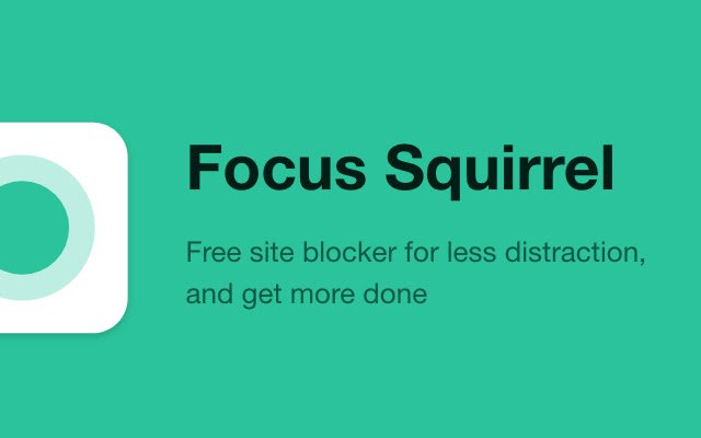 Focus Squirrel Gratis Site Blocker uit de Chrome-webwinkel voor gebruik met OffiDocs Chromium online