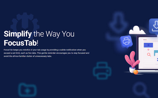 FocusTab  from Chrome web store to be run with OffiDocs Chromium online