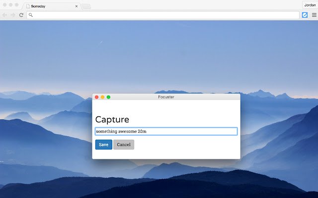 Chrome ウェブストアの Focuster for Chrome を OffiDocs Chromium オンラインで実行する