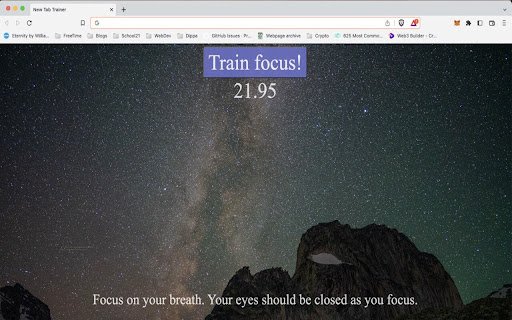 Focus Trainer  from Chrome web store to be run with OffiDocs Chromium online