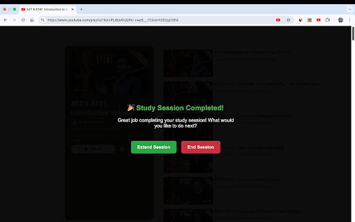FocusTube with Timer  from Chrome web store to be run with OffiDocs Chromium online