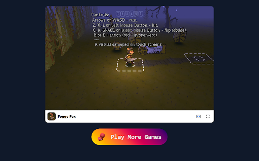 Foggy Fox Game Explore Mystical Forests and Uncover Secrets!  from Chrome web store to be run with OffiDocs Chromium online