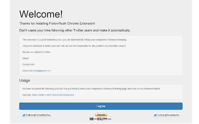 FollowRush Basic de Chrome web store para ejecutarse con OffiDocs Chromium en línea