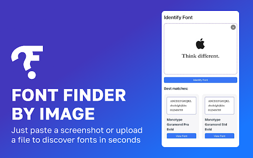 Font Finder by Image  from Chrome web store to be run with OffiDocs Chromium online