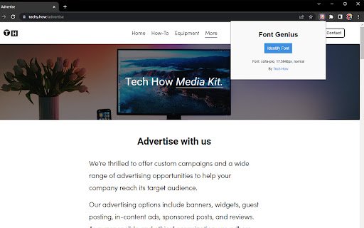 Font Genius  from Chrome web store to be run with OffiDocs Chromium online