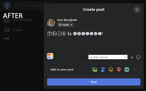 Fontify  from Chrome web store to be run with OffiDocs Chromium online