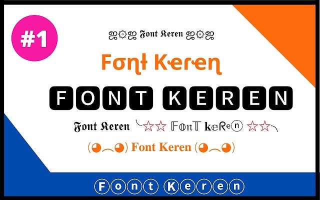 Font Keren  from Chrome web store to be run with OffiDocs Chromium online