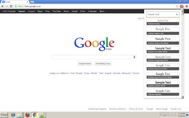รูปแบบตัวอักษรจาก Chrome เว็บสโตร์ที่จะเรียกใช้ด้วย OffiDocs Chromium ออนไลน์