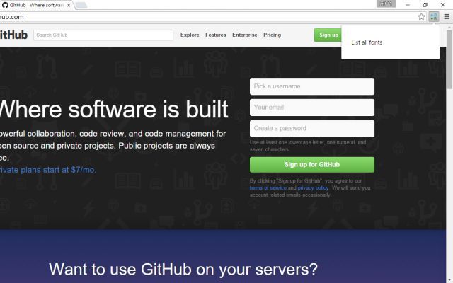 Fontty  from Chrome web store to be run with OffiDocs Chromium online