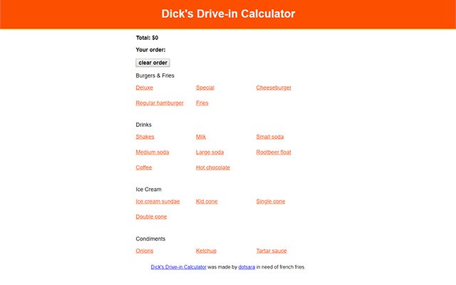 Food Calculator App  from Chrome web store to be run with OffiDocs Chromium online