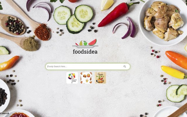 FoodsIdea ze sklepu internetowego Chrome do uruchomienia z OffiDocs Chromium online