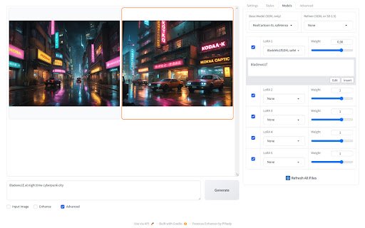 Fooocus Enhancer  from Chrome web store to be run with OffiDocs Chromium online