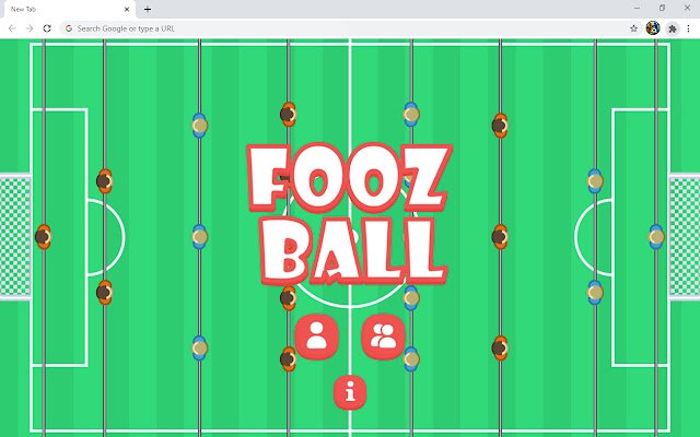 Jocul sportiv de fotbal FoosBaLL din magazinul web Chrome va fi rulat online cu OffiDocs Chromium
