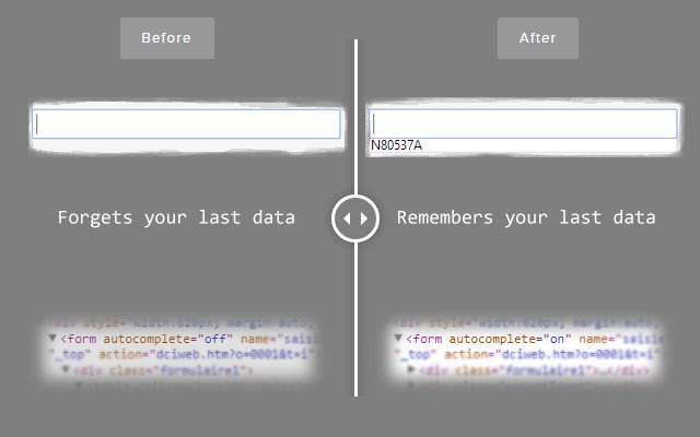 Force Autocomplete  from Chrome web store to be run with OffiDocs Chromium online