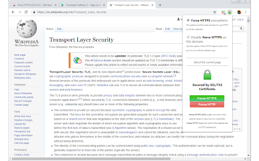 Force HTTPS (SSL/TLS)  from Chrome web store to be run with OffiDocs Chromium online