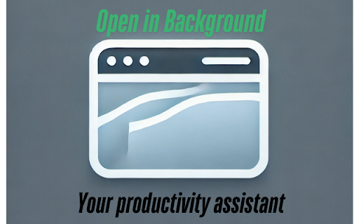 Force Tabs to Open in Background  from Chrome web store to be run with OffiDocs Chromium online