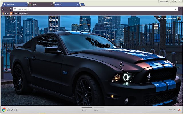 Суперспортивный гоночный автомобиль Ford Shelby GT500 из интернет-магазина Chrome будет запускаться с помощью онлайн-версии OffiDocs Chromium