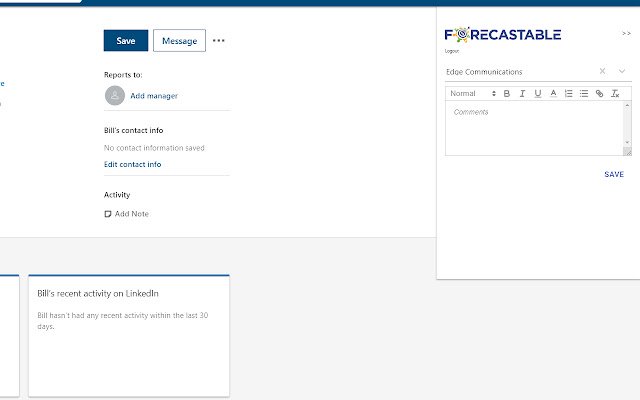 Forecastable, Inc Beta  from Chrome web store to be run with OffiDocs Chromium online