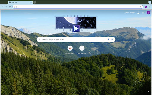 forest and sky  from Chrome web store to be run with OffiDocs Chromium online