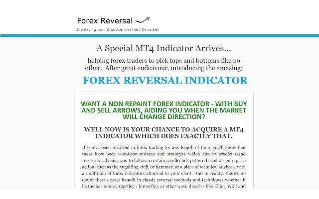 Forex indicator  from Chrome web store to be run with OffiDocs Chromium online