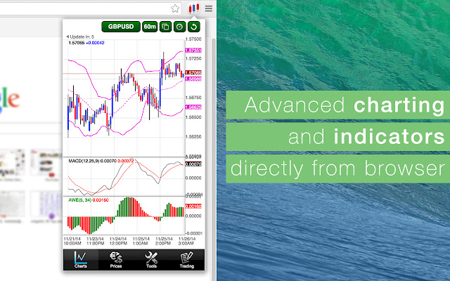 FOREX RAY MT4 ChromeTrader  from Chrome web store to be run with OffiDocs Chromium online