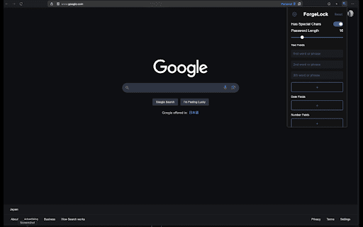 ForgeLock  from Chrome web store to be run with OffiDocs Chromium online