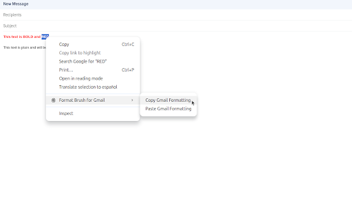 Format Brush for Gmail from Chrome web store to be run with OffiDocs Chromium online Format Brush for Gmail from Chrome web store to be run with OffiDocs Chromium online