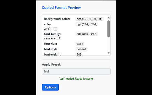 Format Painter Pro  from Chrome web store to be run with OffiDocs Chromium online
