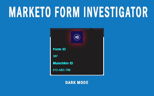 Form Investigator Marketo  from Chrome web store to be run with OffiDocs Chromium online
