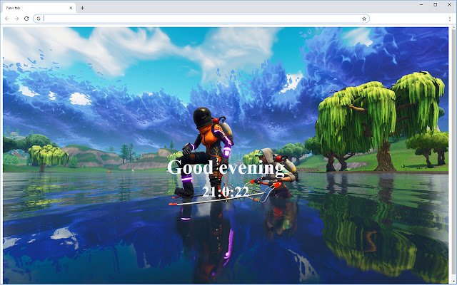 Fortnite New Tab Page  from Chrome web store to be run with OffiDocs Chromium online