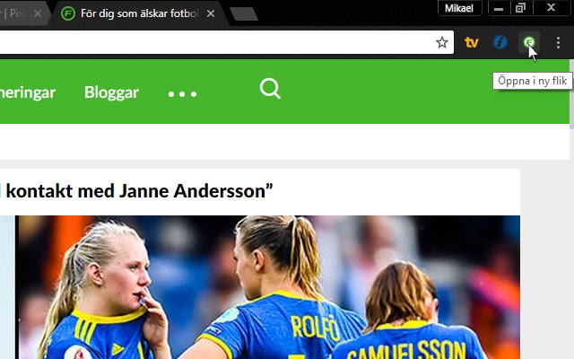 Fotbollskanalen Genväg  from Chrome web store to be run with OffiDocs Chromium online Fotbollskanalen Genväg  from Chrome web store to be run with OffiDocs Chromium online
