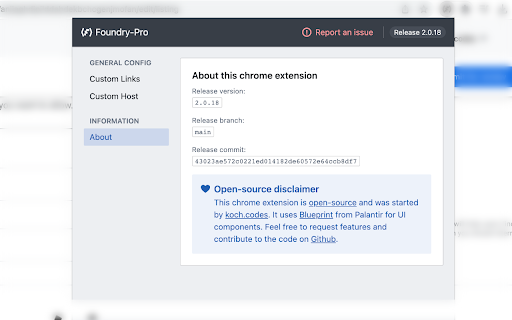 Foundry Pro  from Chrome web store to be run with OffiDocs Chromium online