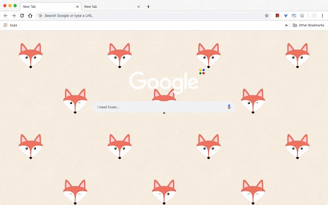 Fox Tiled Light [Toutes les tailles d'écran] de la boutique en ligne Chrome à exécuter avec OffiDocs Chromium en ligne