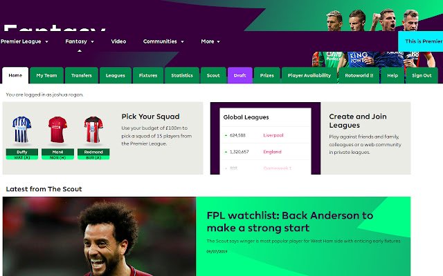 FPL Team Copy de Chrome web store se ejecutará con OffiDocs Chromium en línea