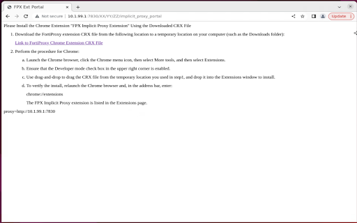 FPX Implicit Proxy  from Chrome web store to be run with OffiDocs Chromium online