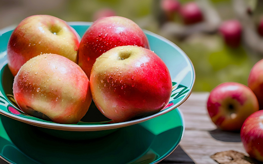 Fragrant ripe red apples  from Chrome web store to be run with OffiDocs Chromium online