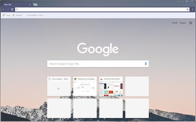 FreeAddon.com Chrome Web ストアのモダン ダーク ブルー テーマを OffiDocs Chromium オンラインで実行