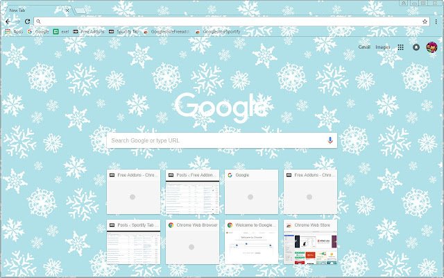 ຫົວຂໍ້ FreeAddon.com Winter Snow Flakes ຈາກຮ້ານເວັບ Chrome ທີ່ຈະດໍາເນີນການກັບ OffiDocs Chromium ອອນໄລນ໌