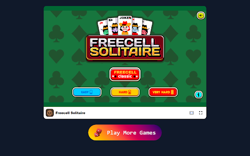 Freecell Solitaire Game Enjoy Classic Card Fun Anytime!  from Chrome web store to be run with OffiDocs Chromium online