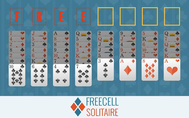 Freecell Solitiare  from Chrome web store to be run with OffiDocs Chromium online