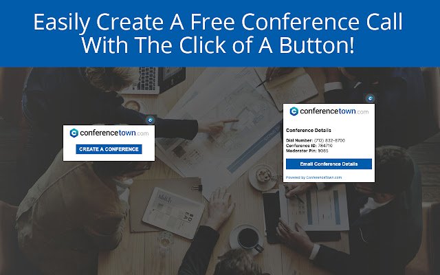 Free Conference Calls  from Chrome web store to be run with OffiDocs Chromium online