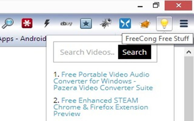 FreeCong Free Stuff ze sklepu internetowego Chrome do uruchomienia z OffiDocs Chromium online