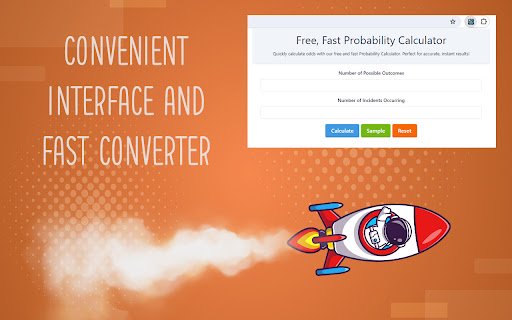 Free, Fast Probability Calculator  from Chrome web store to be run with OffiDocs Chromium online