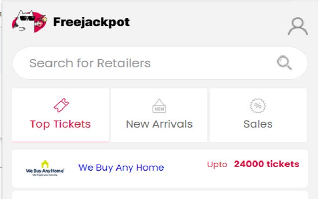 Freejackpot  from Chrome web store to be run with OffiDocs Chromium online