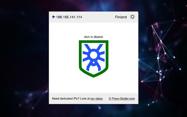 Free One Touch VPN  from Chrome web store to be run with OffiDocs Chromium online