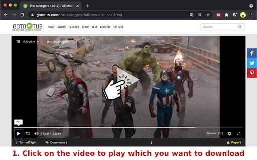Free Video Downloader  from Chrome web store to be run with OffiDocs Chromium online
